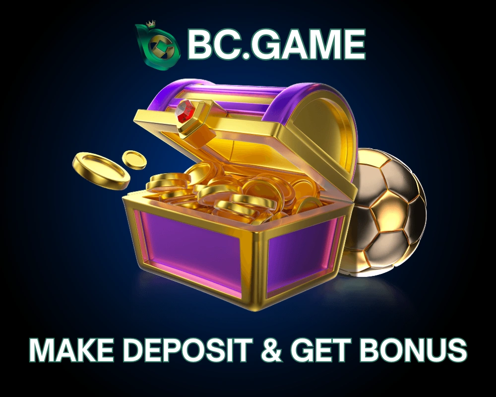 BC Game bonus with deposit